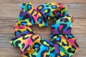 Scrunchie Tijger Rainbow